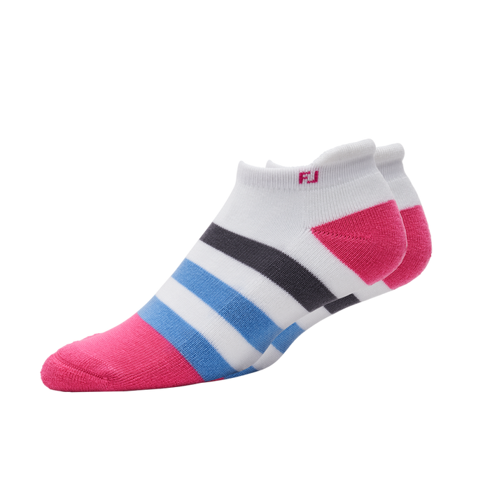 ProDry Fashion Roll Tab Women - White / Hot Pink / Blue