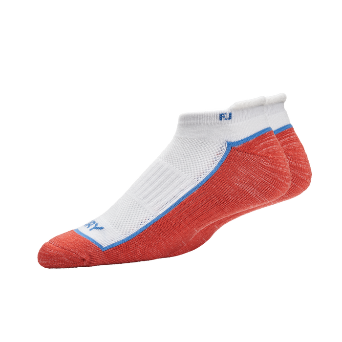 ProDry Fashion Roll Tab - White / Nantucket Red / High Tide