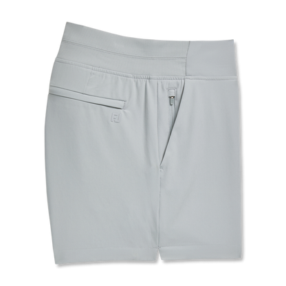 Pull-On Stretch Woven Short Women - Grey