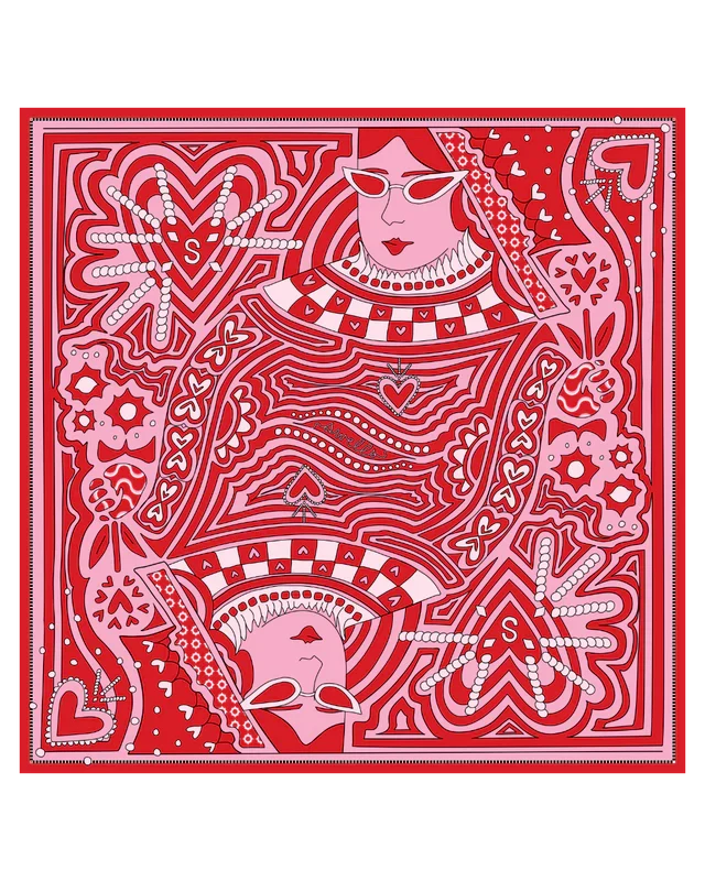 Queen of Hearts Scarf