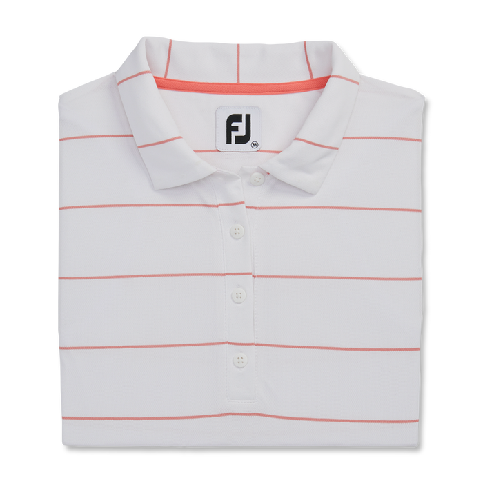 Racerback Pinstripe Tank Women - White / Peach