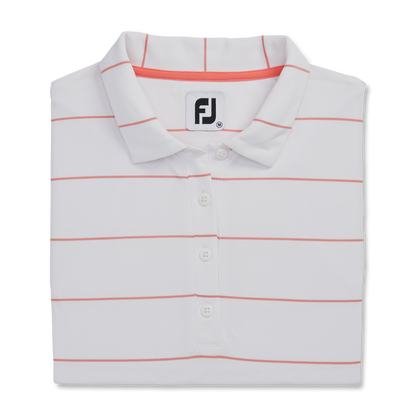 Racerback Pinstripe Tank Women - White / Peach