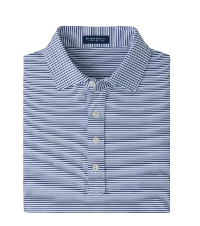 Ramiba Performance Polo (White/Cottage Blue)