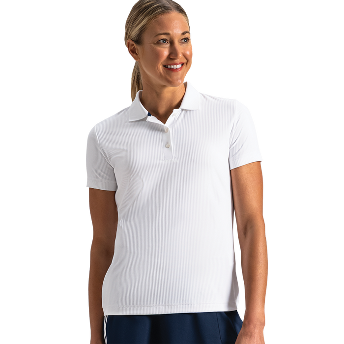 Rib Polo Women - White
