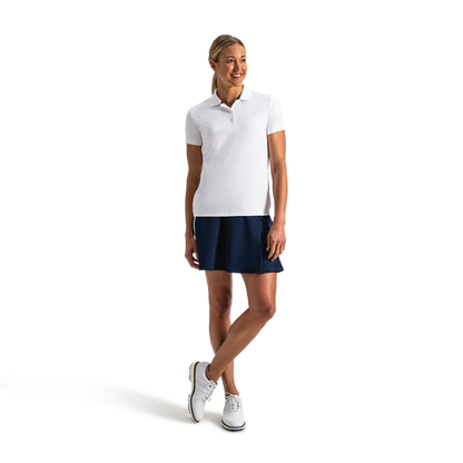 Rib Polo Women - White