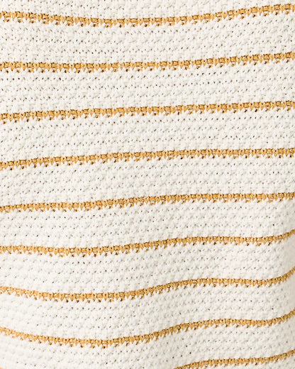Shayna Sweater Vest (Coconut Palm Tree Stripe)
