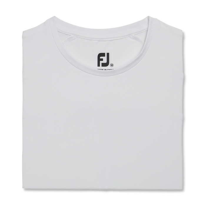 Short Sleeve Crew Neck Women (Women's) - White