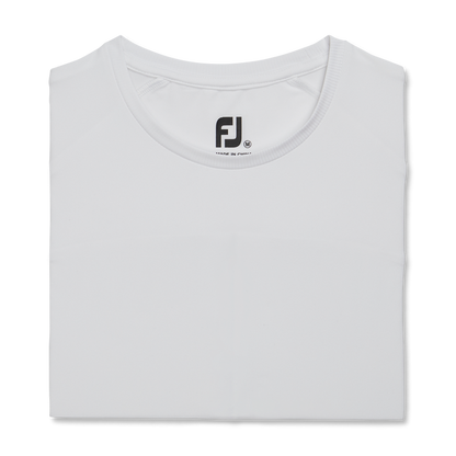 Short Sleeve Crew Neck Women (Women's) - White