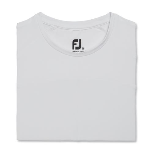 Short Sleeve Crew Neck Women (Women's) - White