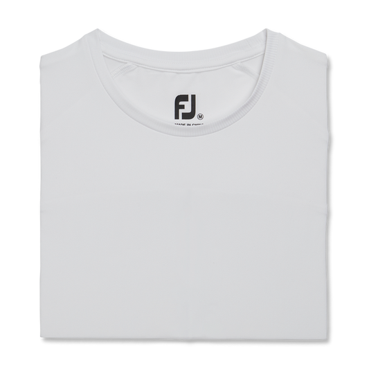 Short Sleeve Crew Neck Women (Women's) - White