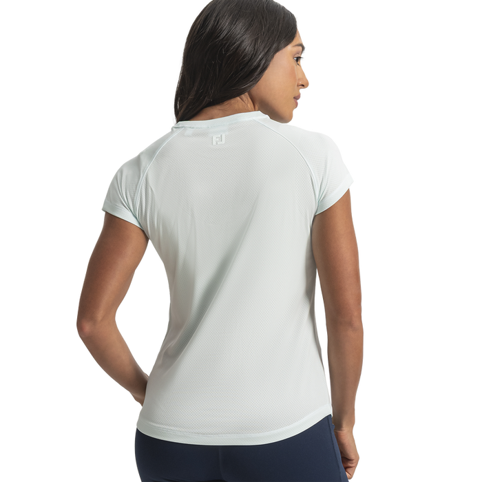 Short Sleeve Crew Neck Women (Women's) - Glacial Blue