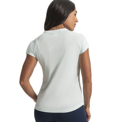 Short Sleeve Crew Neck Women (Women's) - Glacial Blue