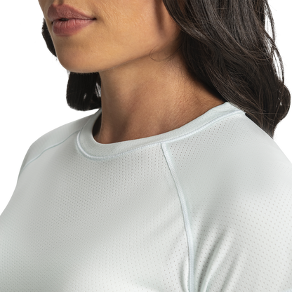 Short Sleeve Crew Neck Women (Women's) - Glacial Blue