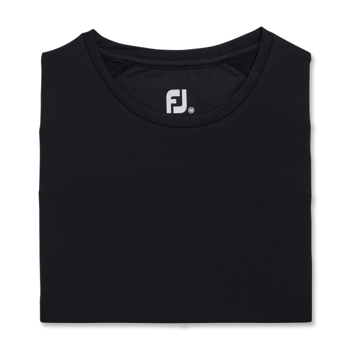 Short Sleeve Crew Neck Women (Women's) - Black