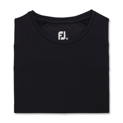 Short Sleeve Crew Neck Women (Women's) - Black