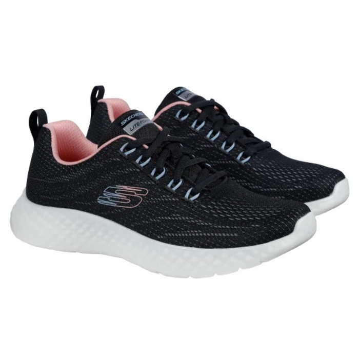 Skechers Women’s Lite Foam Black Walking Shoes 12592