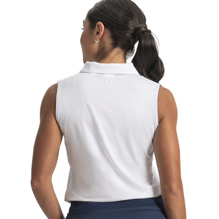 Sleeveless Lisle Women - White