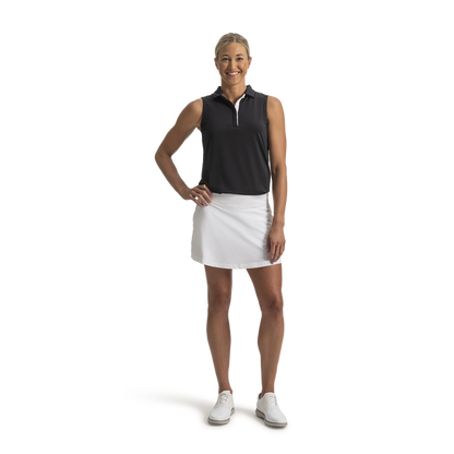 Sleeveless Lisle Women - Black