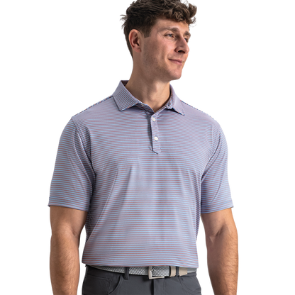 Riviera Blue / White / Peach / 3XL