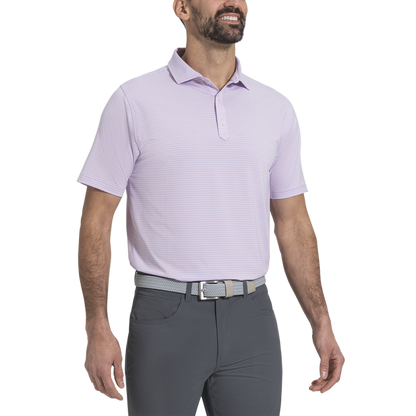 Smooth Stripe Lisle - Orchid / Ice Water / White