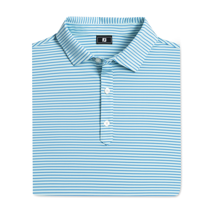 Smooth Stripe Lisle - Mint / Blue / White