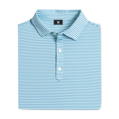 Smooth Stripe Lisle - Mint / Blue / White