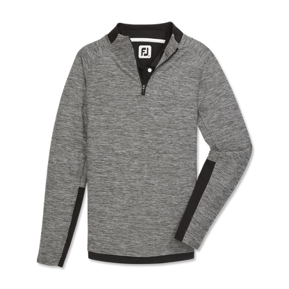 Space Dye Quarter-Zip Mid-Layer Women - Black