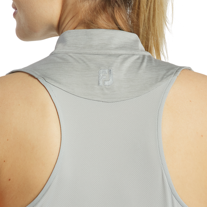 Space Dye Racerback Tank Women - Grey