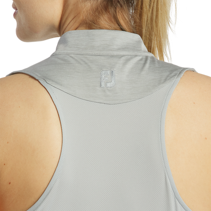 Space Dye Racerback Tank Women - Grey