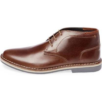 Steve Madden Men's P-Symin Cognac Chukka Shoes- 1818949