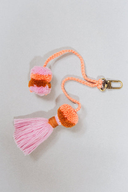 Tassel Pom Pom Keychain - Last Chance