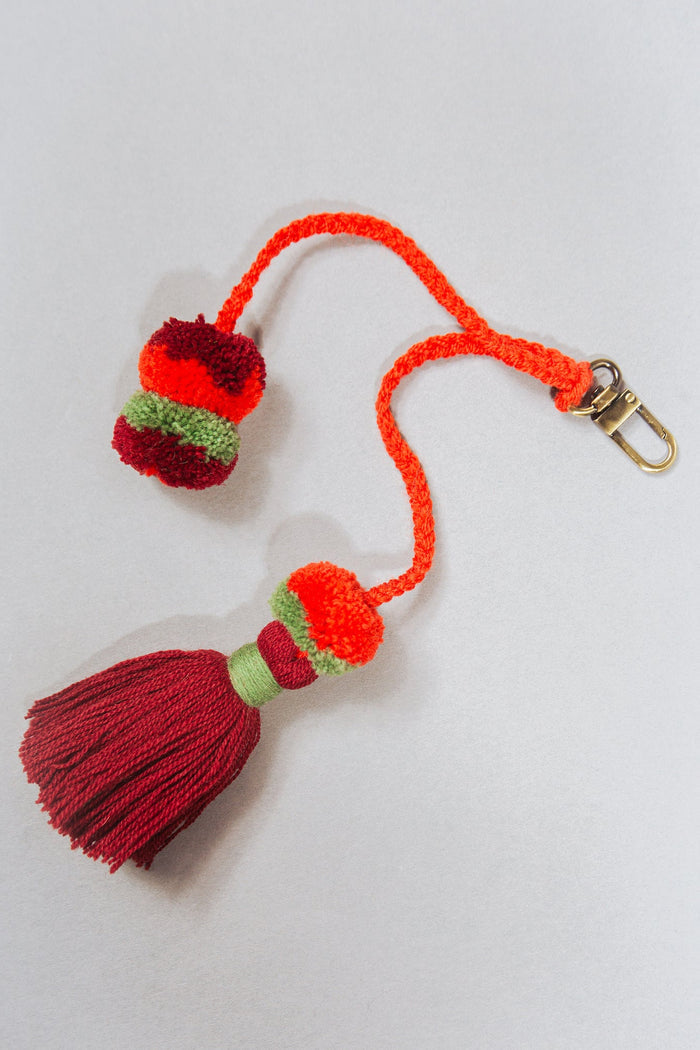 Tassel Pom Pom Keychain - Last Chance