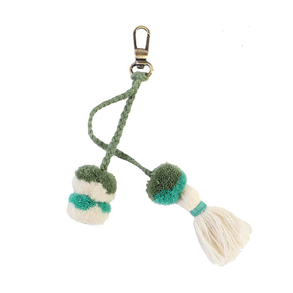 Tassel Pom Pom Keychain - Last Chance
