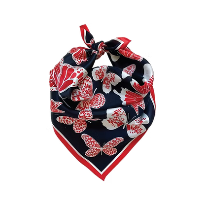The Mariposa Scarf (Black & Red)