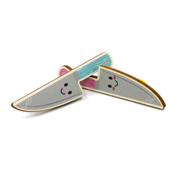 Tiny Knife Wooden Pin
