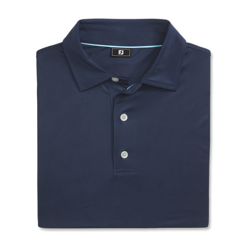 Tonal Dot Print Lisle - Navy