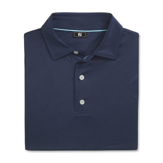 Tonal Dot Print Lisle - Navy
