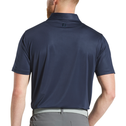 Tonal Dot Print Lisle - Navy