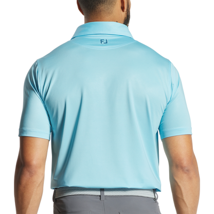 Tonal Dot Print Lisle - Light Blue