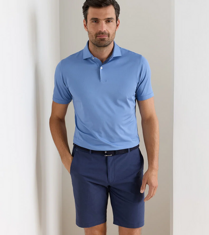 Treble Perf Jersey Polo (Dusk Blue)