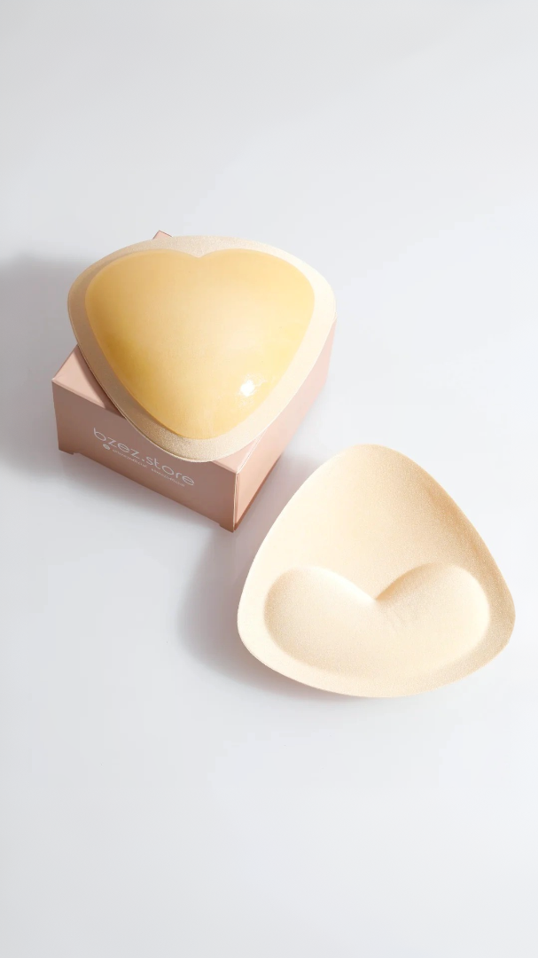 BZEZ Triangular Bra Inserts - Bare