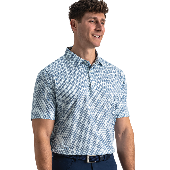 Vegas Marker Lisle - Mint Julep / Windward Blue / White