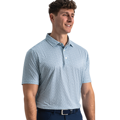Vegas Marker Lisle - Mint Julep / Windward Blue / White