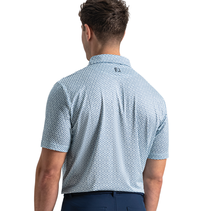 Vegas Marker Lisle - Mint Julep / Windward Blue / White