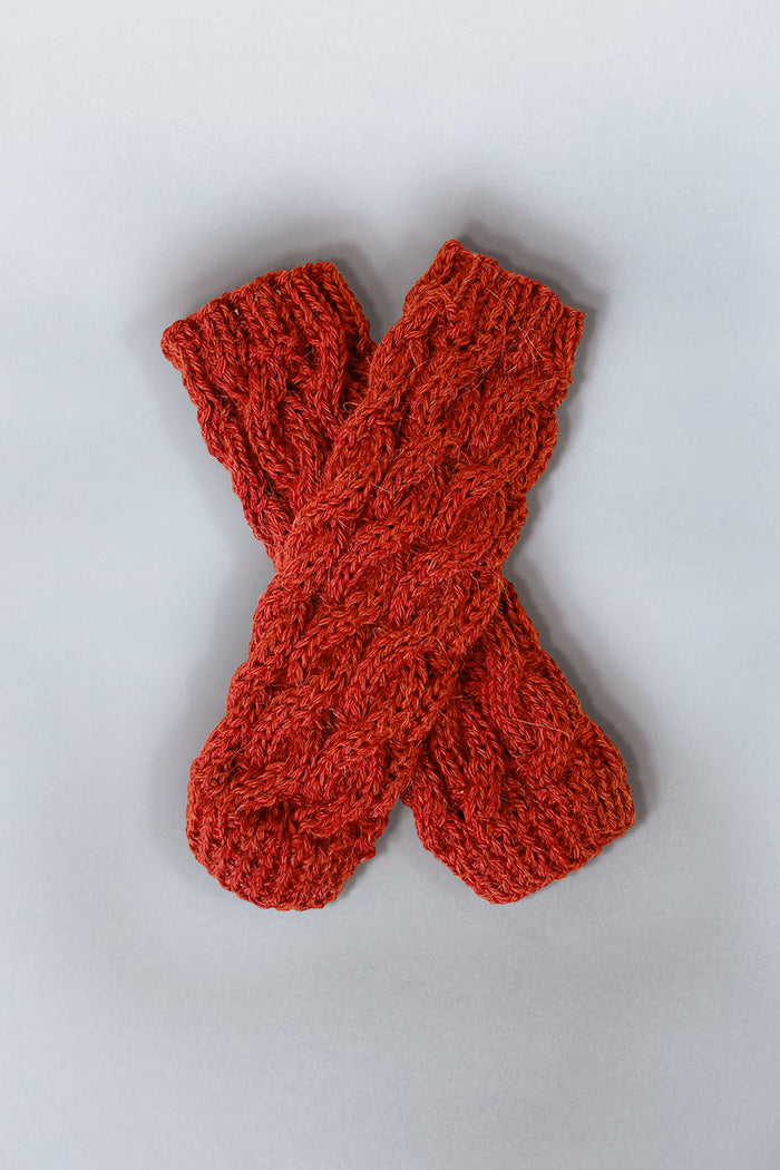 Wayra Cable Fingerless Gloves - Last Chance
