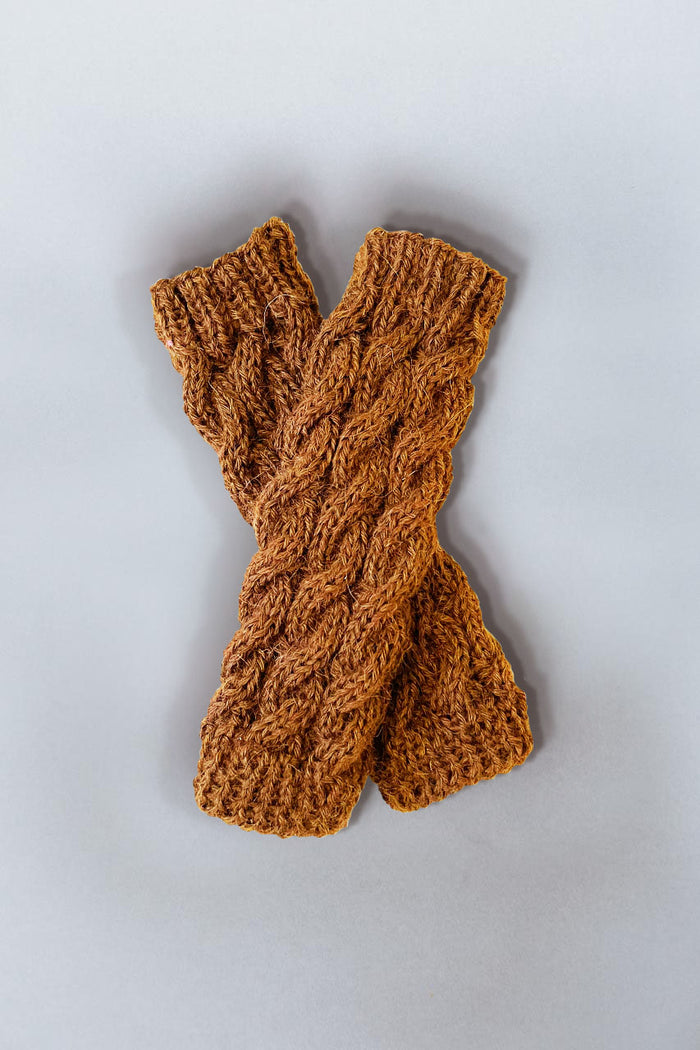 Wayra Cable Fingerless Gloves - Last Chance
