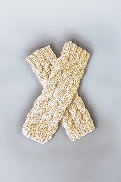 Wayra Cable Fingerless Gloves - Last Chance