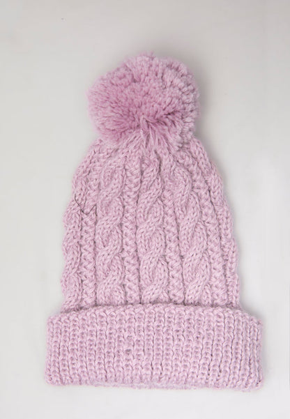 Wayra Cable Pom Beanie