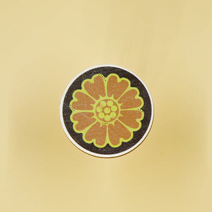 White Lotus Wooden Pin
