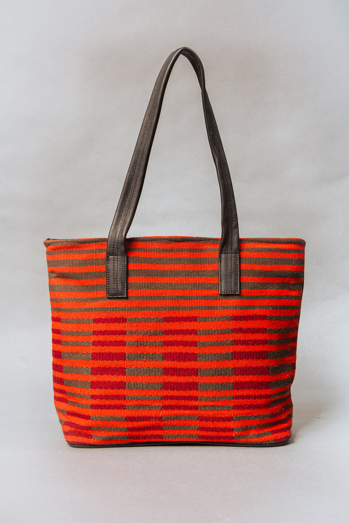 Woven Zip Tote - Last Chance